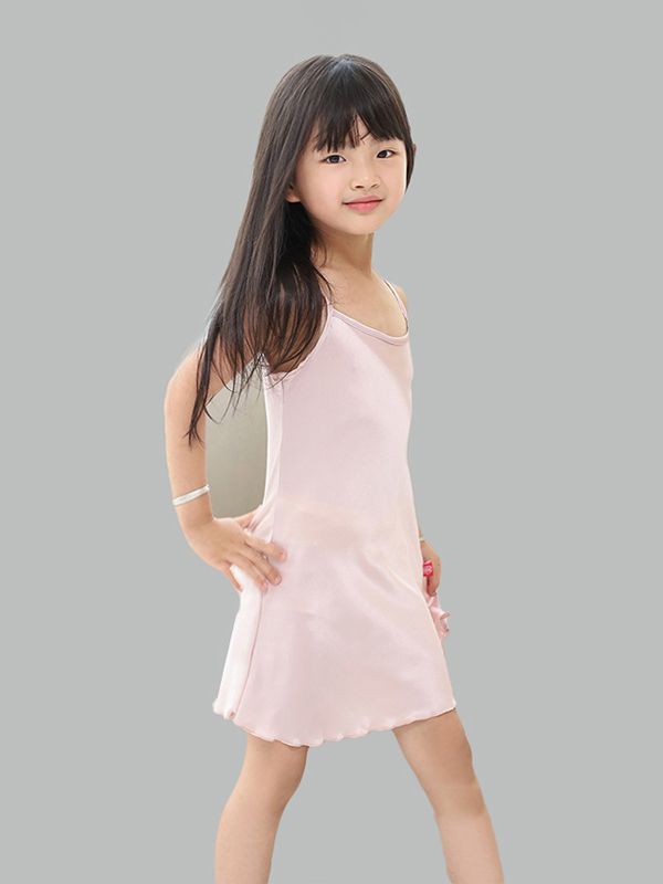 19 Momme Lace Up Girls Silk Slip Nightgown [FS160] - $79.00