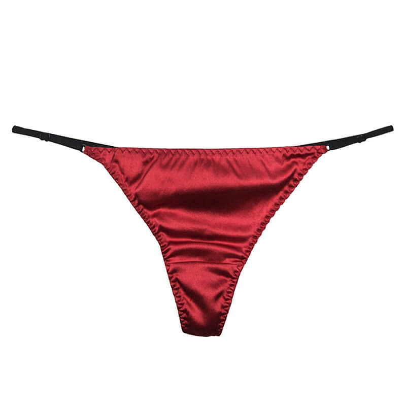 Women Mulberry Silk Thongs Briefs Ladies Sexy G-String Panties Underwear  Knicker