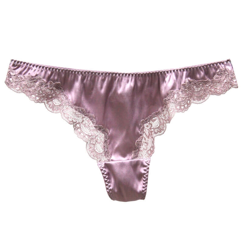 Lace and Mesh Silk Thong Panty [FST03] - $32.99 : FreedomSilk, Best ...