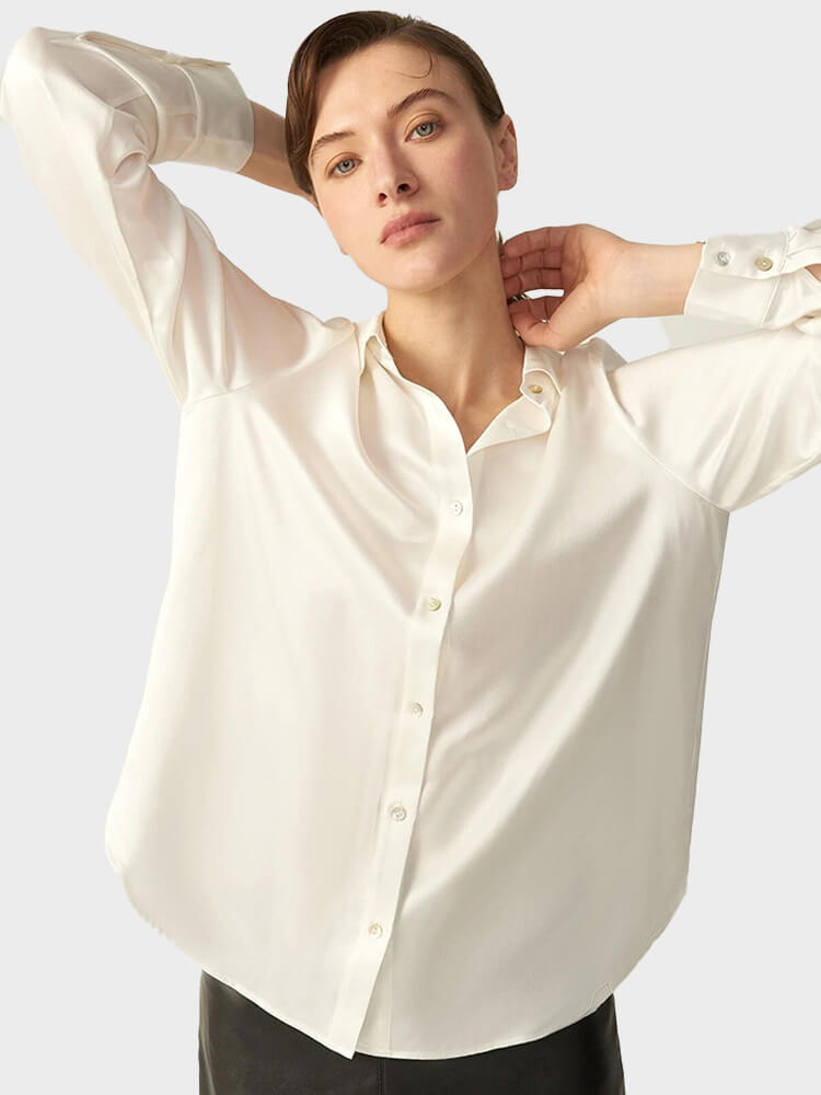 100% Pure Grade 6A Mulberry Silk Shirts and Blouses for Women