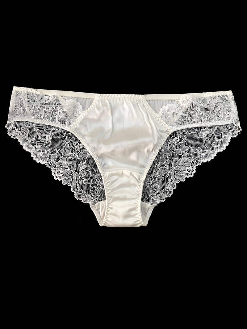 Comfortable Silk Underwear For Women With Soft Lace [FST06