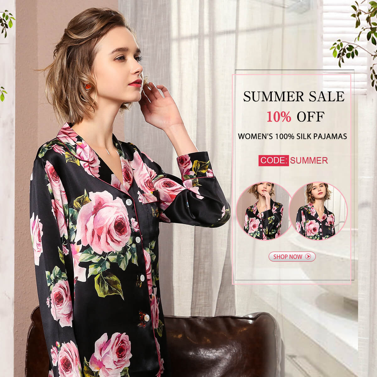 19 Momme Loose Style Summer Silk Sleep Shirt for Women [FS028] - $159.00 :  FreedomSilk, Best Silk Pillowcases, Silk Sheets, Silk Pajamas For Women, Silk  Nightgowns Online Store