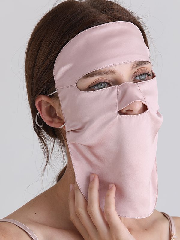 Skin Care Pure Mulberry Silk Face Mask Sun Protection [FSAC004] - $49.00 :  FreedomSilk, Best Silk Pillowcases, Silk Sheets, Silk Pajamas For Women,  Silk Nightgowns Online Store