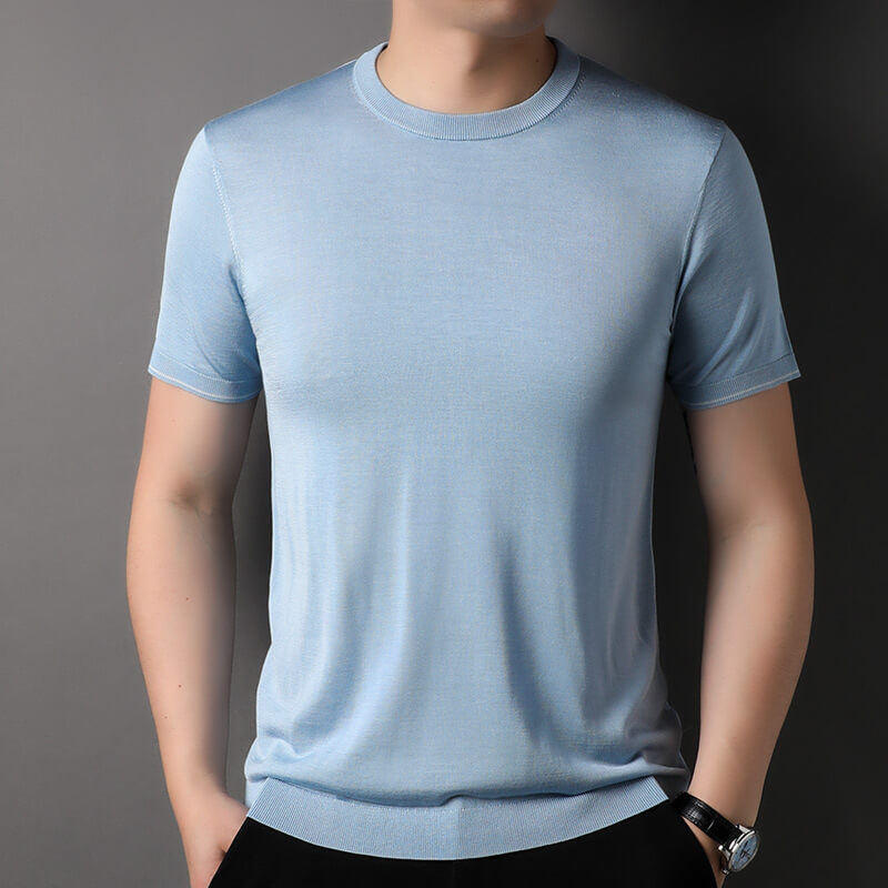 Men's Knitted Silk Vest Undershirt [FS031] - $49.00 : FreedomSilk