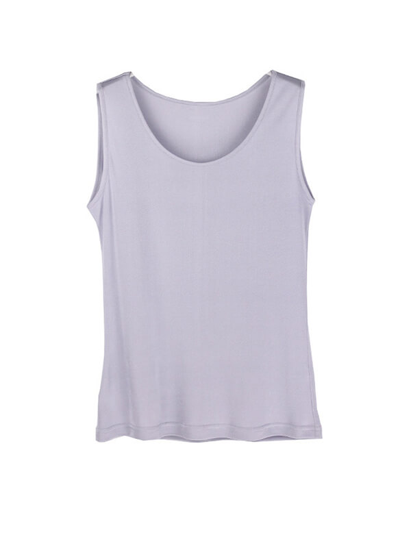 Women Sleeveless Basic Knitted Silk Vest [SC081] - $59.00 : FreedomSilk ...