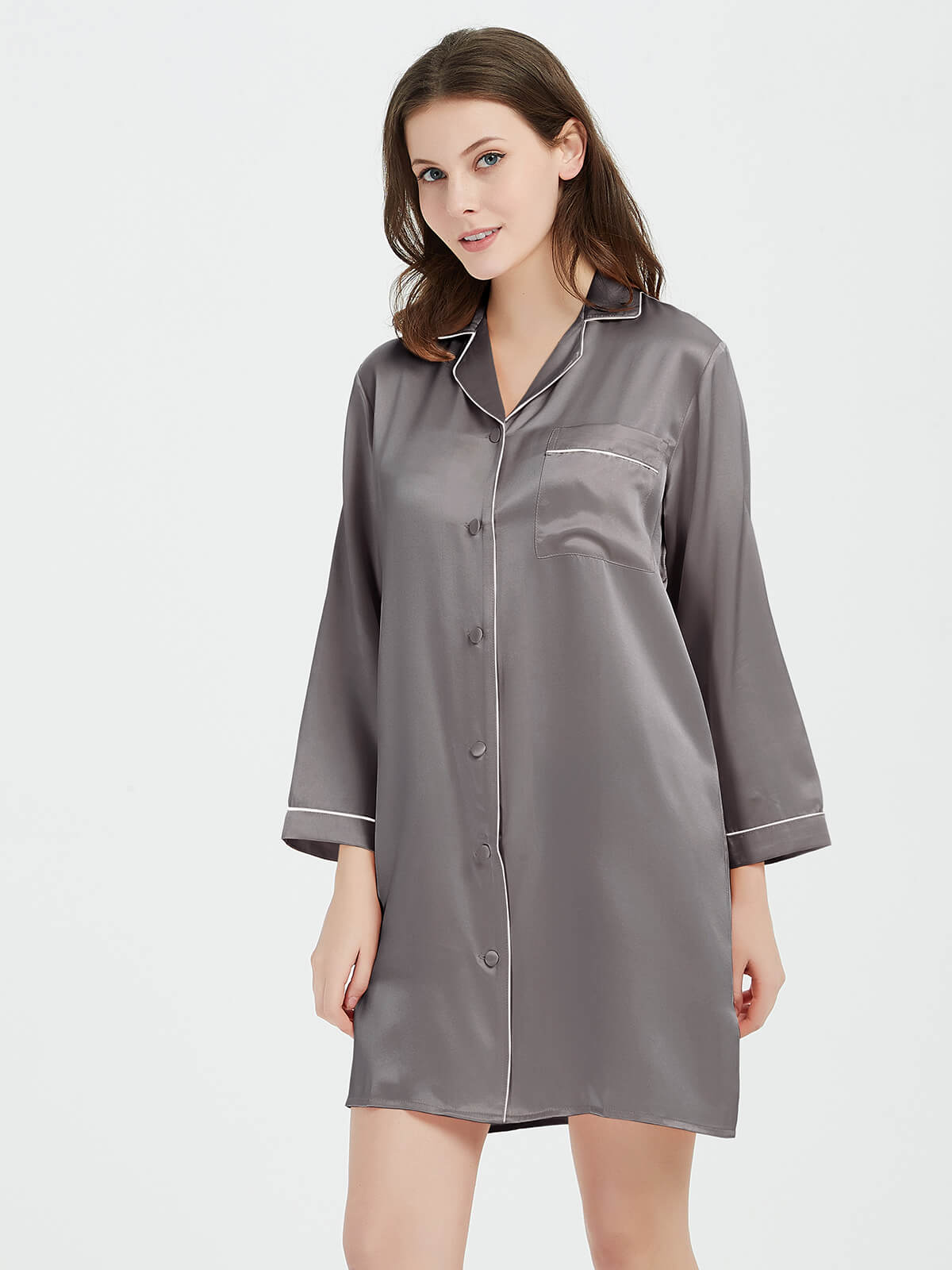 Buy Mackly Womens Burgundy Lines Maternity Shirt Dress Online