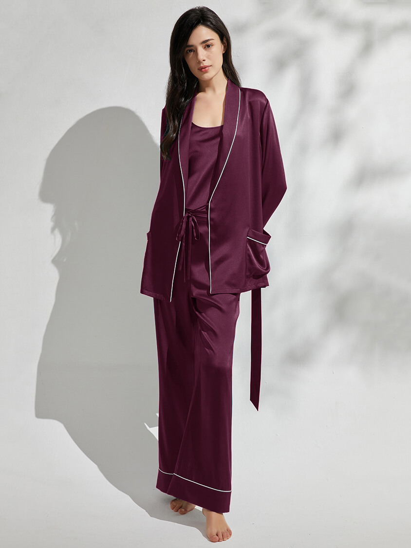 Mulberry Silk Long Wide Leg Silk Pants for Women [SC062] - $149.00 :  FreedomSilk, Best Silk Pillowcases, Silk Sheets, Silk Pajamas For Women,  Silk Nightgowns Online Store