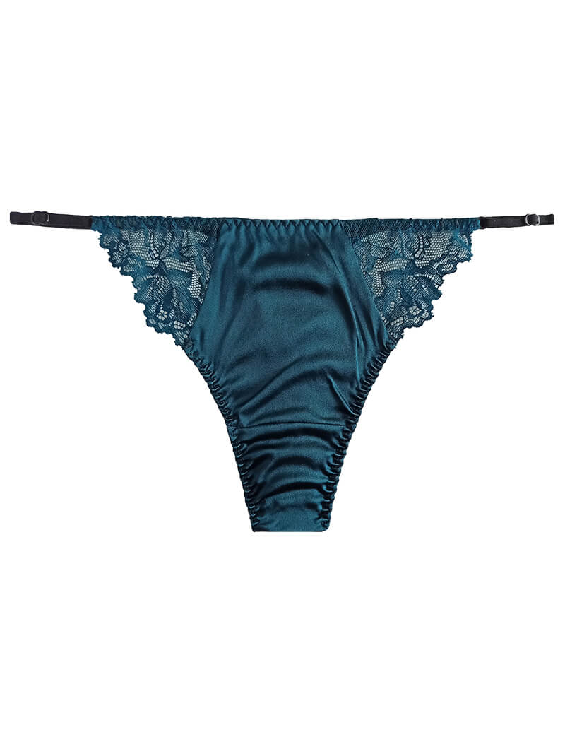 Floral Mesh Silk Thong Panty [FST01] - $32.99 : FreedomSilk, Best Silk  Pillowcases, Silk Sheets, Silk Pajamas For Women, Silk Nightgowns Online  Store