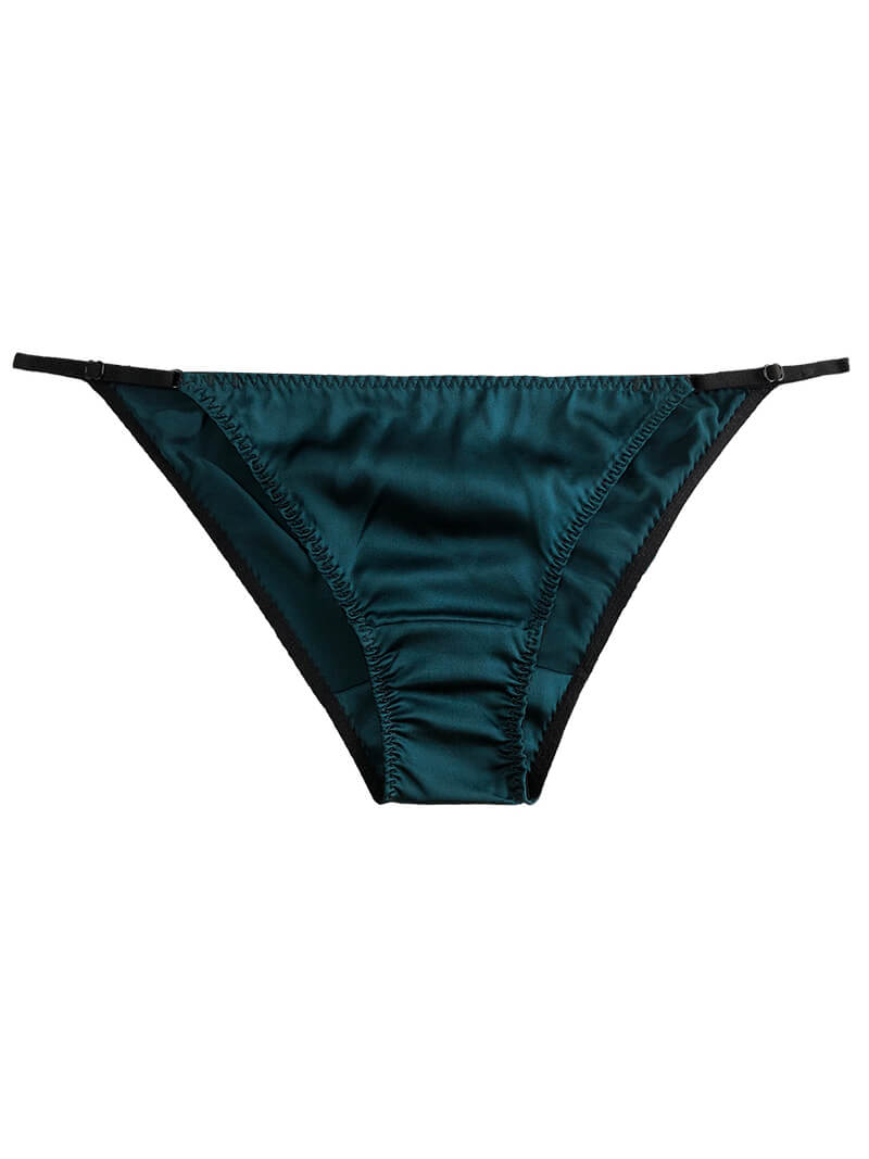 Sexy Strappy Silk Hipster Briefs Underwear