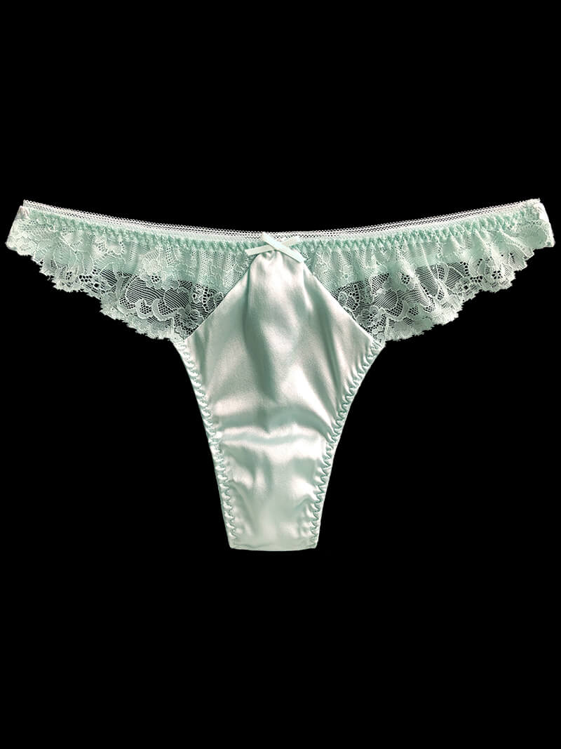 Silk Lace G-string Panties