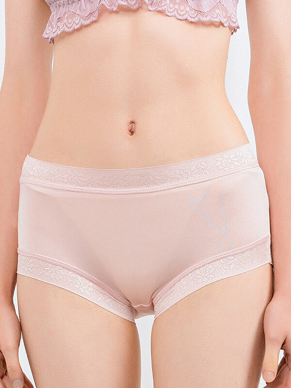 Breathable Seamless Ladies Silk Boxers Underwear [FST50] - $20.99