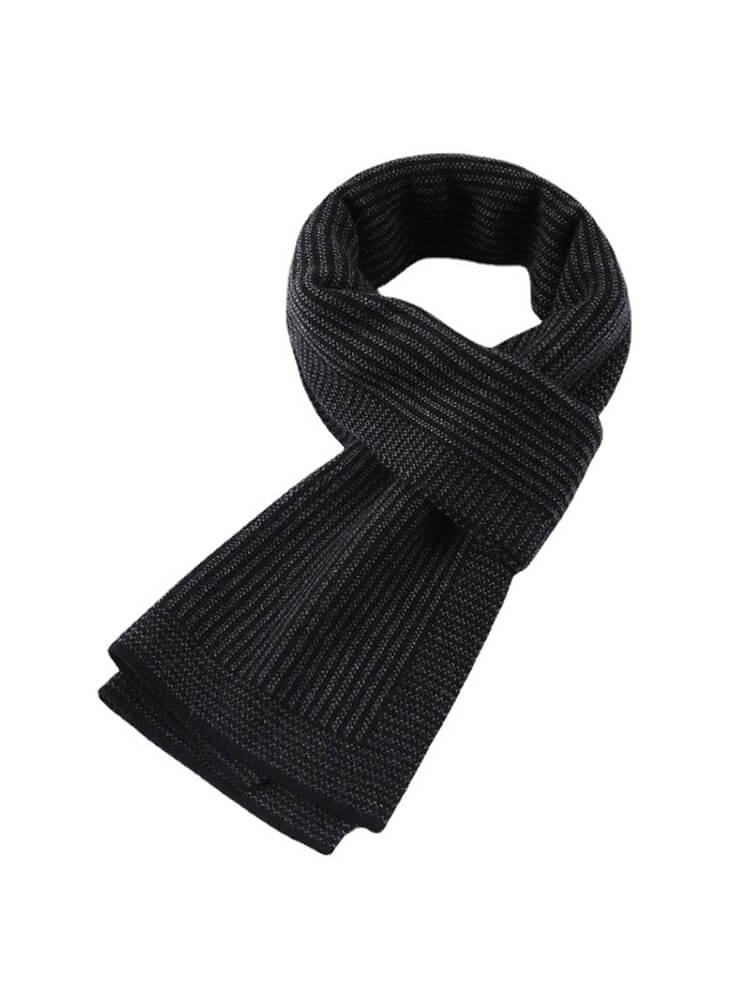 Men's Jacquard Long Cashmere Scarf